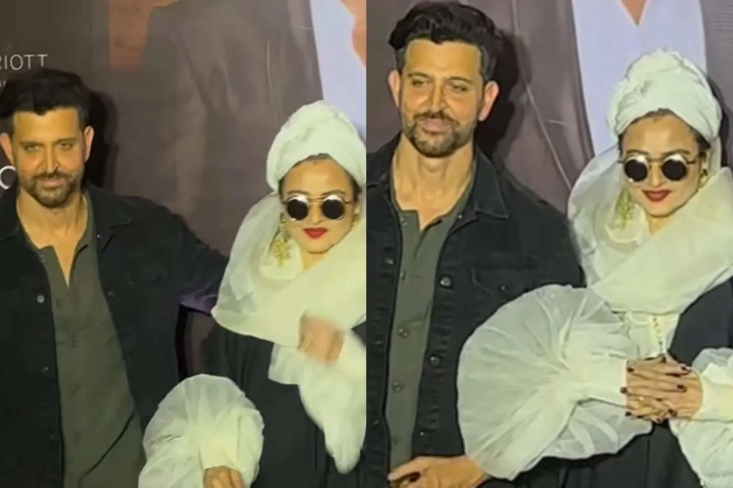 Rekha Points at Hrithik Roshan's Face as Paparazzi Asks 'Where is Jadoo?'
